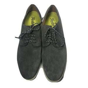 Florsheim Fuel Plain Toe Oxford II Gray Suede/White Sole Mens Shoes‎ Size 10